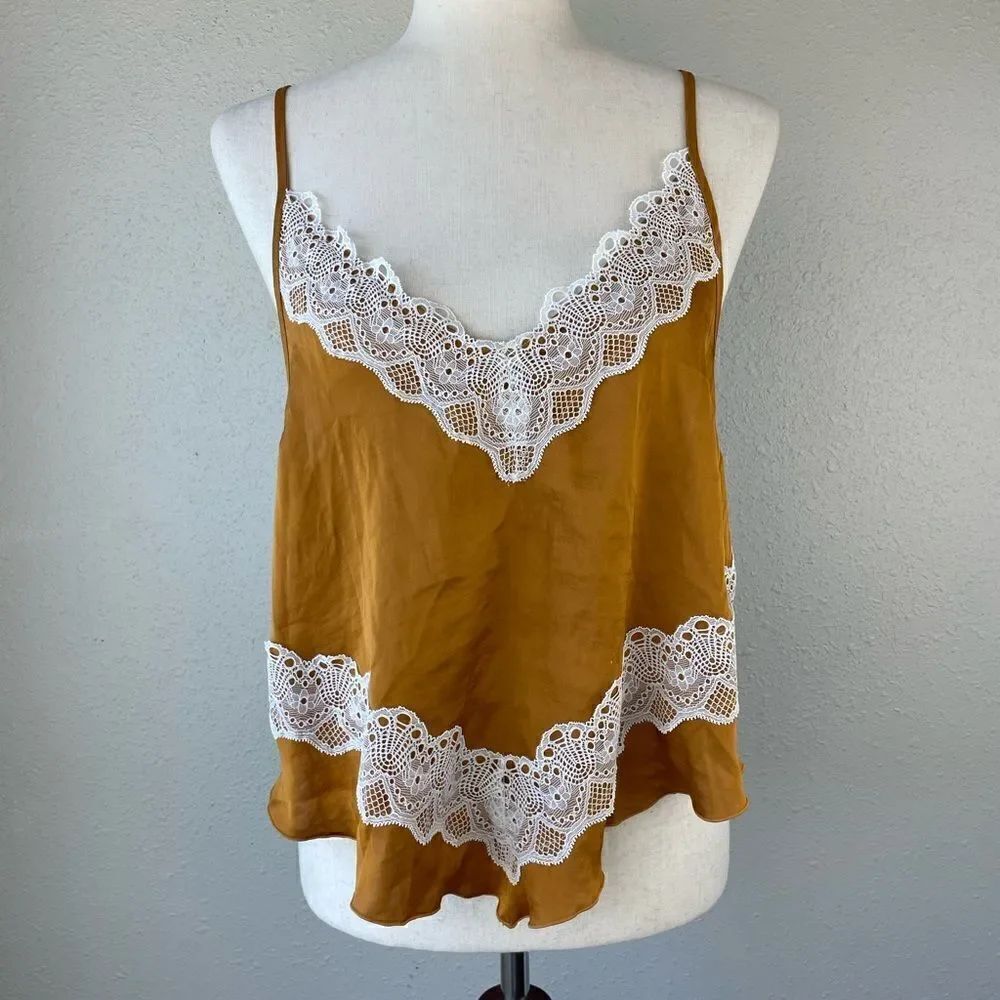 NWOT Free People Spaghetti Strap Tank Top Size S